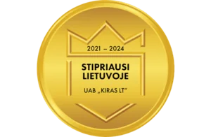 Creditinfo sertifikatas „Stipriausi Lietuvoje“ 2021–2024, UAB „Kiras LT“